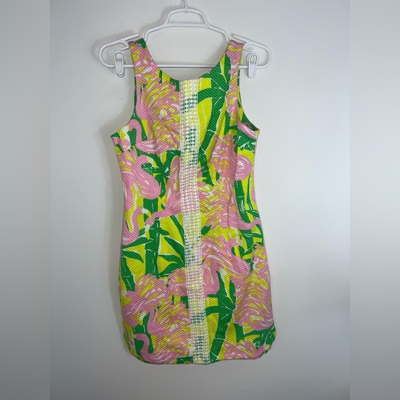 Lilly Pulitzer For Target Fan Dance Sleeveless Shift Mini Dress size 6 - Picture 3 of 14